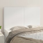 vidaXL Têtes de lit 4 Pièces Blanc 72x5x78/88 cm Similicuir