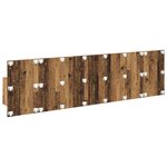 vidaXL Tête de lit avec armoire 3 Pièces Bois Ancien Bois d'ingénierie