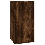 vidaXL Ensemble de meubles TV 3 Pièces Chêne fumé Bois d'ingénierie