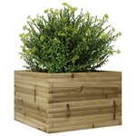 vidaXL Jardinière 70x70x45 5 cm bois de pin imprégné