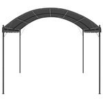 vidaXL Auvent de parasol 3 x 4 m Anthracite