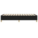 vidaXL Cadre de lit Noir 80x200 cm Tissu