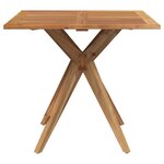vidaXL Ensemble à manger de jardin 5 Pièces Bois d'acacia solide