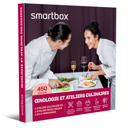 SMARTBOX - Coffret Cadeau Œnologie et ateliers culinaires -  Gastronomie