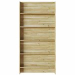 vidaXL Support à plantes 5 niveaux 90x15x180 cm en bois de pin traité.