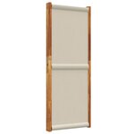 vidaXL Cloison de séparation 3 panneaux gris clair 210x180 cm