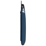vidaXL Tête de lit suspendue Bleu Tissu