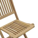 vidaXL Chaises de jardin pliantes lot de 6 48 5x57x90 cm bois d'acacia