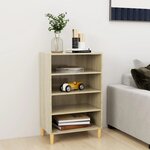 vidaXL Buffet Chêne sonoma 57x35x90 cm Aggloméré
