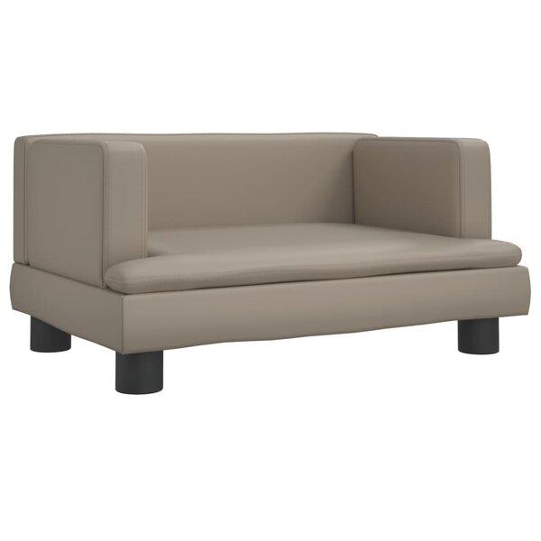 vidaXL Canapé pour enfants cappuccino 60x40x30 cm similicuir