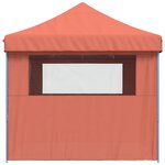 vidaXL Tente de fête Terre cuite 279 x 410 x 315 cm Tissu Oxford