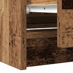 vidaXL Meuble TV vieux bois 100x35x54 cm bois d'ingénierie