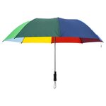 vidaXL Parapluie pliable automatique Multicolore 124 cm