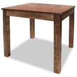 vidaXL Table de salle à manger Bois de récupération massif 82x80x76 cm