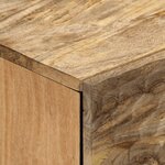 vidaXL Table de chevet 50x33x60 cm bois de manguier massif