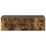 vidaXL Table d'appoint murale 59 x 34 5 x 17 cm Bois d'ingénierie