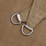 vidaXL Voile d'ombrage 160 g/m² Taupe 5x8 m PEHD