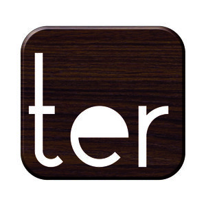 Numéro TER-Numéro adhésif pour boîtes aux lettres - Résine de 3 mm, hauteur environ 50 mm - Taurus (chêne foncé)