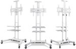Onkron ts1552 wht support tv sur piedà  roulettes pour des téléviseurs de 40 à 70 pouces blanc