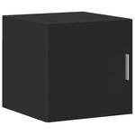 vidaXL Armoire murale noir 40x42 5x40 cm bois d'ingénierie