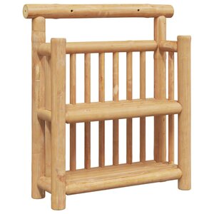 vidaXL Étagère Murale avec étagère Naturel 40 x 13 x 44 cm Bambou