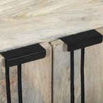 vidaXL Ensemble de mobilier de salle de bain avec tiroir 3 Pièces Blanc