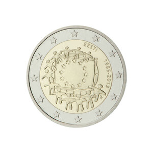 Estonie 2015 - 2 euro commémorative 30 ans du drapeau européen