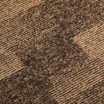 vidaXL Moquette de sol 20 pc Marron 50 x 50 cm PP Poils courts