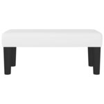vidaXL Banc Blanc 70x30x30 cm Similicuir