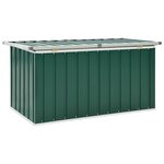 vidaXL Coffre de rangement de jardin Vert 129x67x65 cm