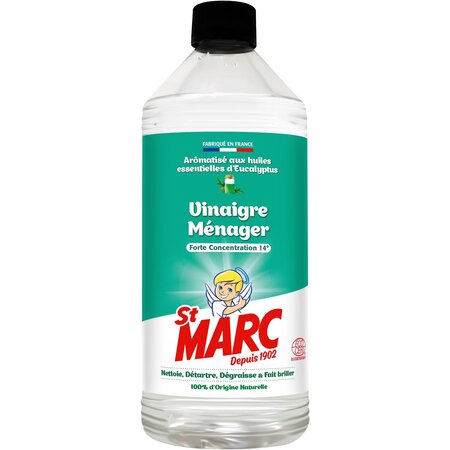 Vinaigre Ménager Nettoyant Multi-Usage 100% d'Origine Naturelle 750 ml ST MARC
