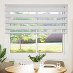 vidaXL Store zèbre blanc 165x100 cm largeur du tissu 160 9cm polyester