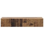 vidaXL Table d'appoint murale Bois ancien 87 5 x 34 5 x 17 cm