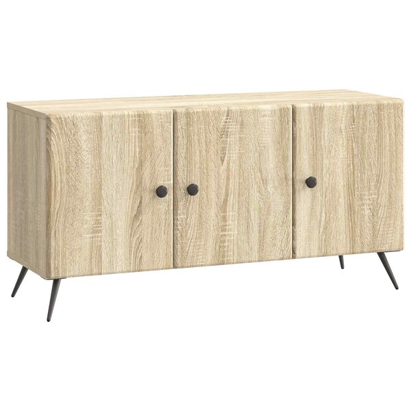 vidaXL Meuble TV Chêne Sonoma 99 x 34 5 x 50 cm Bois d'ingénierie