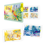 Carnet - L'ouie - 12 timbres autocollants
