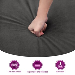 vidaXL Repose-pied Bleu 60x50x41 cm Velours