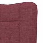 vidaXL fauteuil Bordeaux 63 x 67 x 94 cm Tissu Sherpa