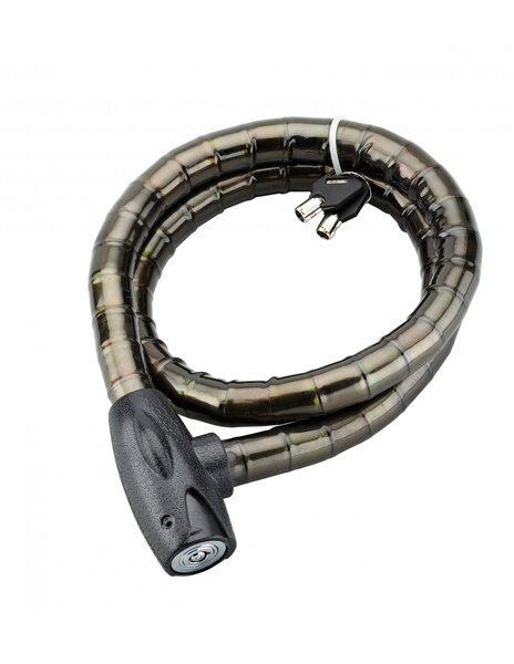 THIRARD - Antivol à clé Scorp  câble blindé acier  vélo  25mmx1.2m  2 clés  noir - THIRARD