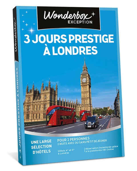 Coffret cadeau - WONDERBOX - 3 jours prestige à Londres