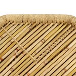 vidaXL Table basse bambou octogonale 60 x 60 x 45 cm