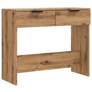 vidaXL Table console chêne artisanal 90x36x75 cm bois d'ingénierie
