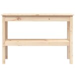vidaXL Table console 110x40x75 cm Bois massif de pin
