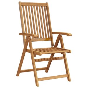 vidaXL Chaises pliables de jardin lot de 3 Bois d'acacia solide