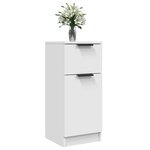 vidaXL Buffets 2 Pièces blanc 30x30x70 cm bois d'ingénierie