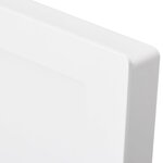 vidaXL Niche de douche avec 2 compartiments Blanc brillant 41x69x9 cm