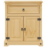 vidaXL Armoire de salle de bain Corona 70x33x80 cm bois de pin massif