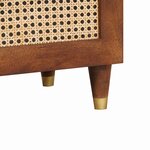 vidaXL Cabinet de salle de bain avec étagère Marron 38 x 33 5 x 58 cm