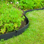 Nature Bordure de jardin décorative 0 13x12 m 3 mm noir