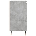 vidaXL Buffets 2 Pièces gris béton bois d'ingénierie
