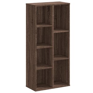 vidaXL Bibliothèque chêne marron 50x25x105 cm bois d'ingénierie